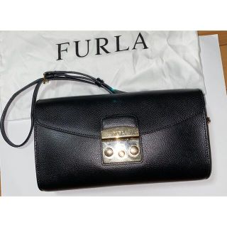 フルラ(Furla)のメトロポリス S クロスボディポシェット　黒(ショルダーバッグ)