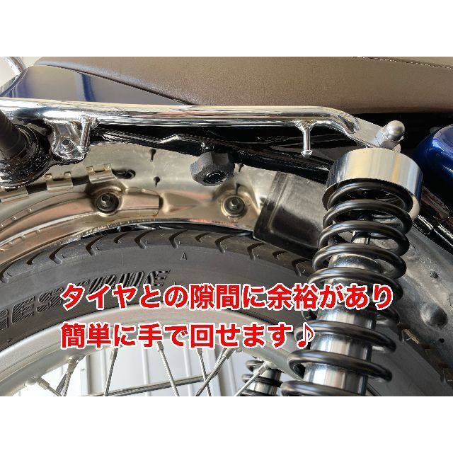 ヤマハ(ヤマハ)のSR400 簡単脱着 シート ボルト ノブ [Ver2.0] 自動車/バイクのバイク(パーツ)の商品写真