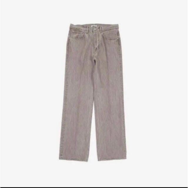 HARD TWIST FADED BROWN DENIM 5P PANTS