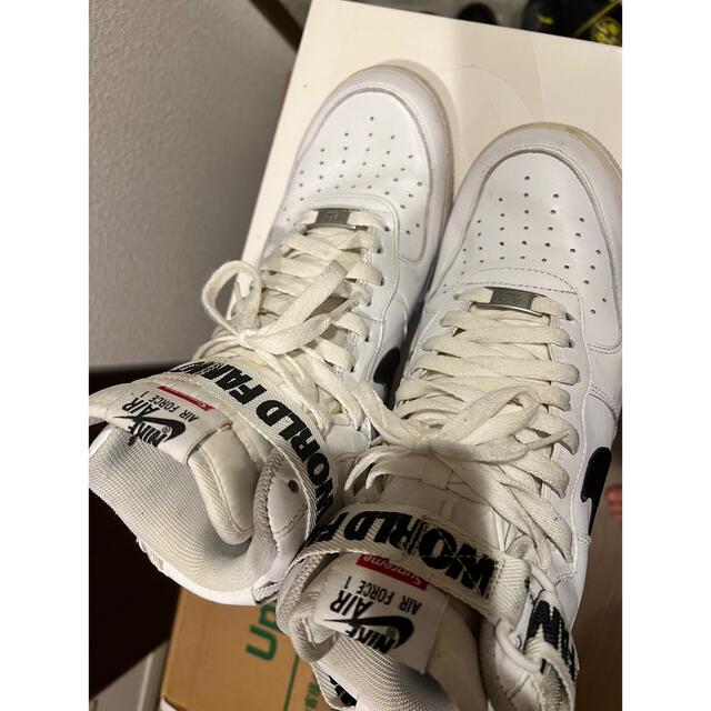 HOT安い Supreme NIKE AIR FORCE 1 HIGH SUPREME SP(箱付き)の通販 by MR.