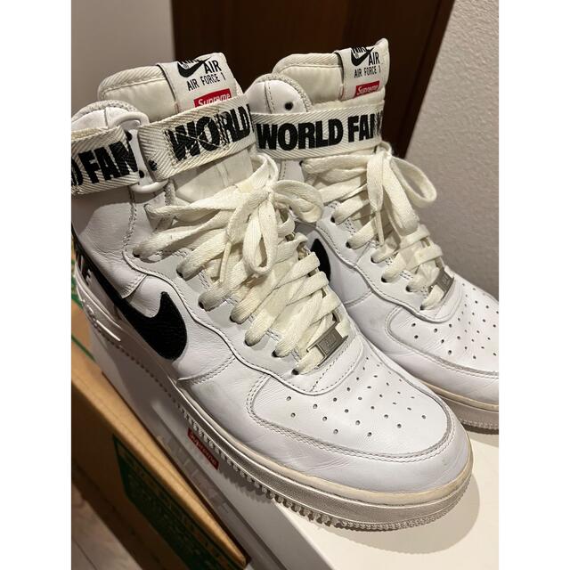 Supreme(シュプリーム)のNIKE AIR FORCE 1 HIGH SUPREME SP(箱付き) メンズの靴/シューズ(スニーカー)の商品写真