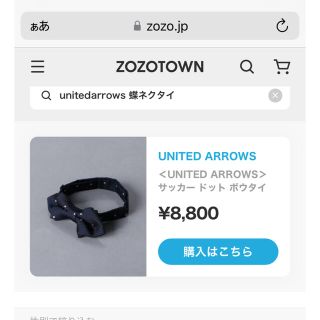 ユナイテッドアローズ(UNITED ARROWS)のUNITED ARROWSユナイテッドアローズ蝶ネクタイ♡ドットボウタイ(ネクタイ)