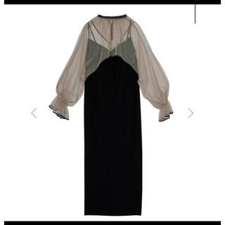 アメリヴィンテージ(Ameri VINTAGE)のAmeri Vintage many way tulle veil dress(ロングドレス)