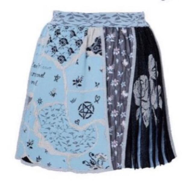 symbiosis knit mini skirt rurumu: