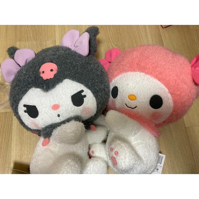 クロミ マイメロ でかぬいぐるみ  エンタメ/ホビーのおもちゃ/ぬいぐるみ(ぬいぐるみ)の商品写真