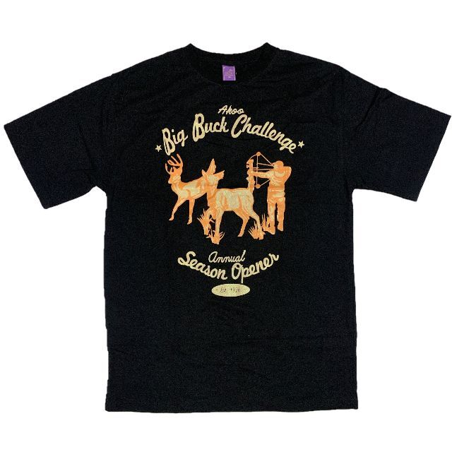 Akoo アクー Big Buck Challengeデザイン Tシャツ XXL