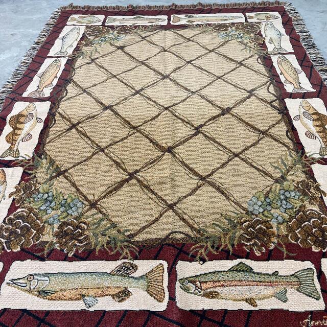 Fish Rug ラグ　174x128 3