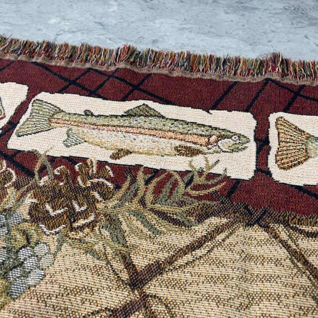 Fish Rug ラグ　174x128 7