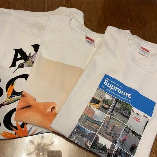 シュプリーム(Supreme)の【supreme】【ANTISOCIAL CLUB】 【美品】Tシャツセット(Tシャツ/カットソー(半袖/袖なし))