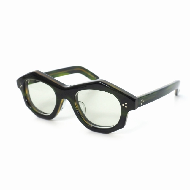 レスカ LESCA DADA セルフレーム サングラス メガネ 眼鏡 KAKI