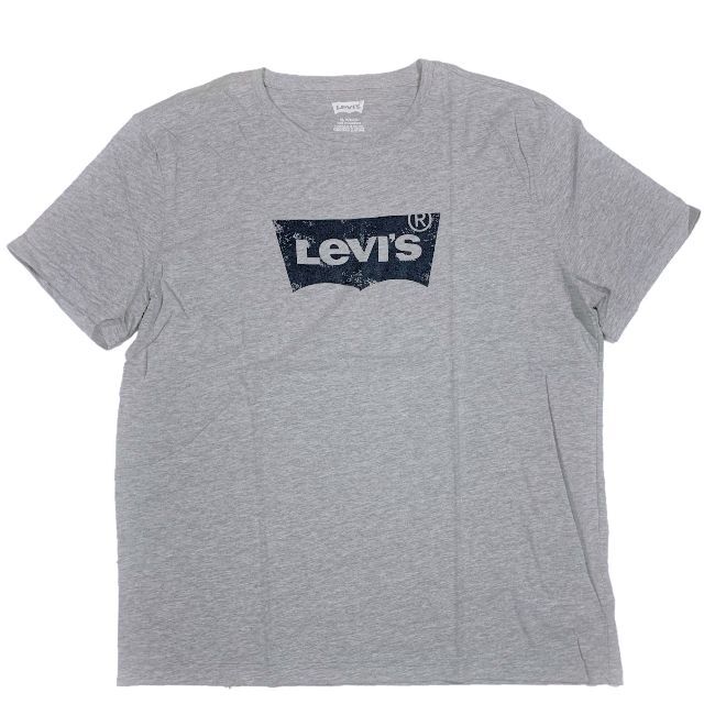 Levi's リーバイス ブランドロゴ 半袖 Tシャツ グレー XL