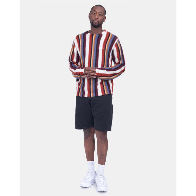 Stussy VERTICAL STRIPED KNIT CREW XL 2