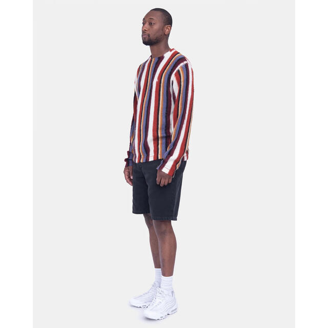 Stussy VERTICAL STRIPED KNIT CREW XL 3