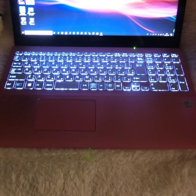 薄型ピンクVAIO／タッチパネル／Core i7／SSD480G／8G／TV付