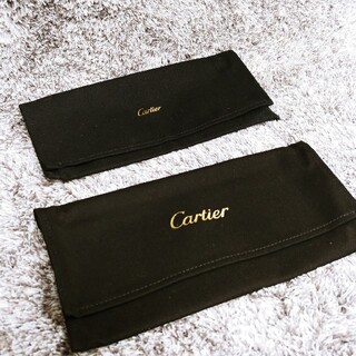 カルティエ(Cartier)の【Cartier カルティエ】  布袋 保存袋 2枚セット(ショップ袋)