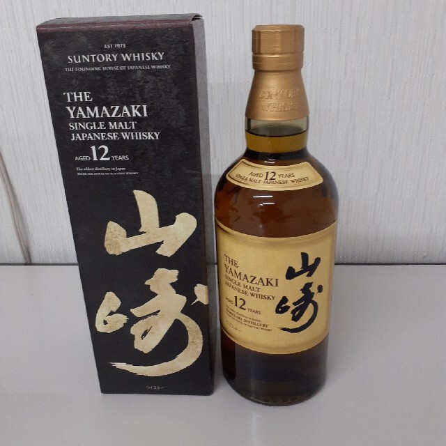 サントリーウイスキー山崎12年 食品/飲料/酒の酒(ウイスキー)の商品写真