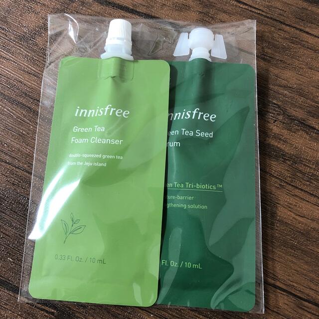 Innisfree(イニスフリー)のイニスフリー グリーンティー　サンプル コスメ/美容のキット/セット(サンプル/トライアルキット)の商品写真