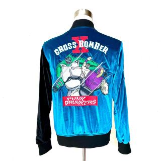 パンクドランカーズ(PUNK DRUNKERS)の店舗限定品　 完売 パンクドランカーズ キン肉マン 完璧超人 ベロア ジャケット(スカジャン)