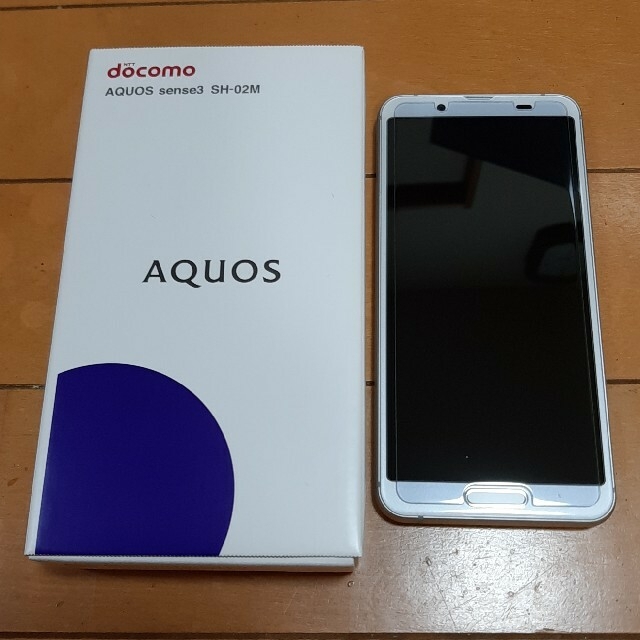 SHARP AQUOS sense3 SH-02M Silver White