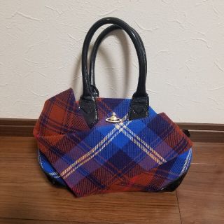 ヴィヴィアンウエストウッド(Vivienne Westwood)のvivenne westwood ハンドバッグ　チェック(ハンドバッグ)