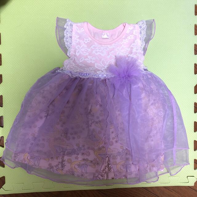 しまむら(シマムラ)のプリンセス　ラプンツェル　ワンピース キッズ/ベビー/マタニティのキッズ服女の子用(90cm~)(ワンピース)の商品写真