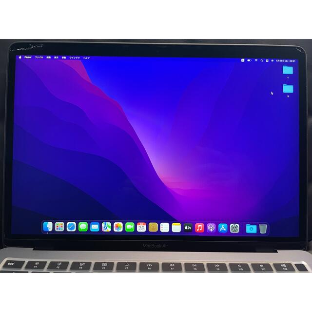 Apple(アップル)の【青空様専用】訳あり品 MacBook Air M1 (画面フチ表面傷有り) スマホ/家電/カメラのPC/タブレット(ノートPC)の商品写真