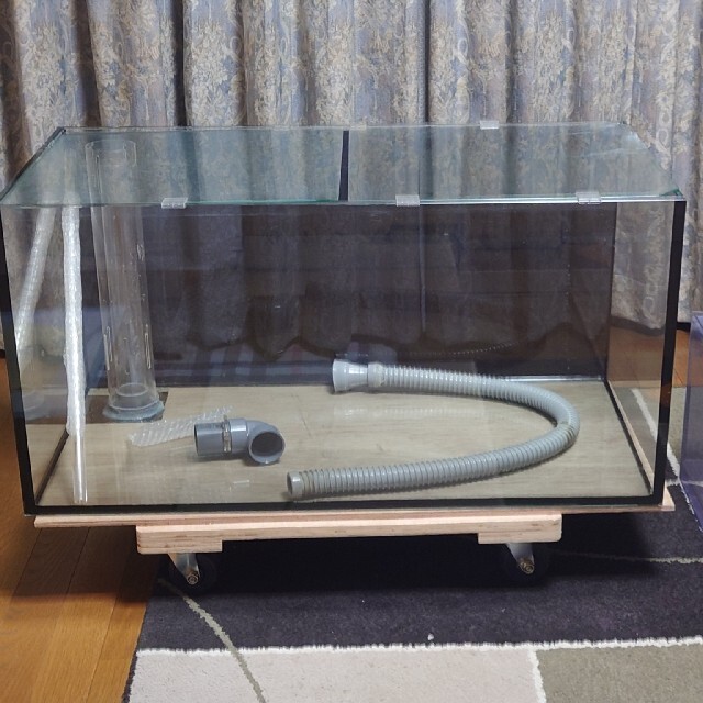 完成品 ORCA オーバーフロー水槽、濾過槽付きセット(引き取り限定)の