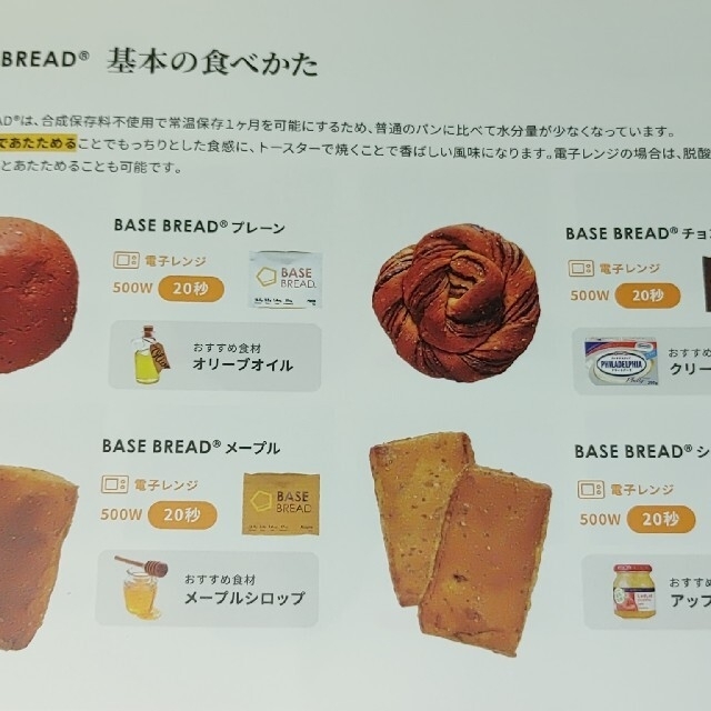 ベースブレッド　　　　4個セット 食品/飲料/酒の食品(パン)の商品写真