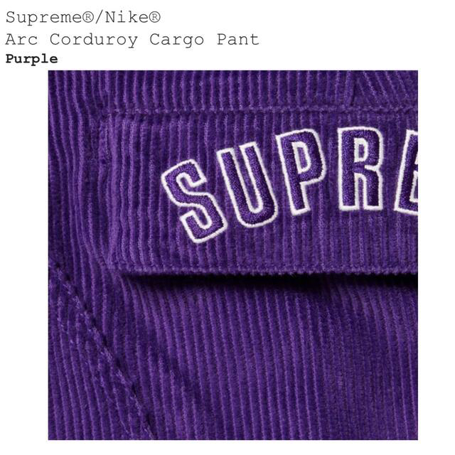 パンツ Supreme M Supreme / Nike Arc Corduroy Cargo Pantの通販 by ...
