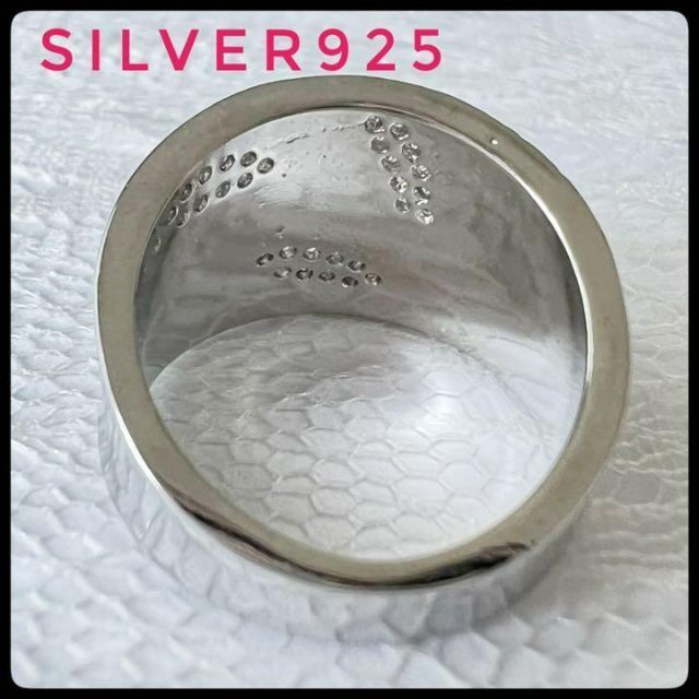 フラワーリング  シルバー カレッジリング 指輪 レディース 花 レディースのアクセサリー(リング(指輪))の商品写真