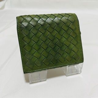 ボッテガ(Bottega Veneta) 折り財布(メンズ)(グリーン・カーキ/緑色系 ...