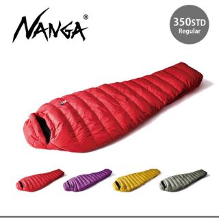 ナンガ(NANGA)の新品ナンガ オーロラ 350STD レギュラーレッド(寝袋/寝具)