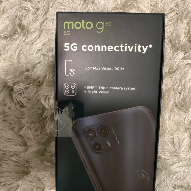 新品未開封　Motorola moto g50 5G テンダーグリーンスマートフォン/携帯電話