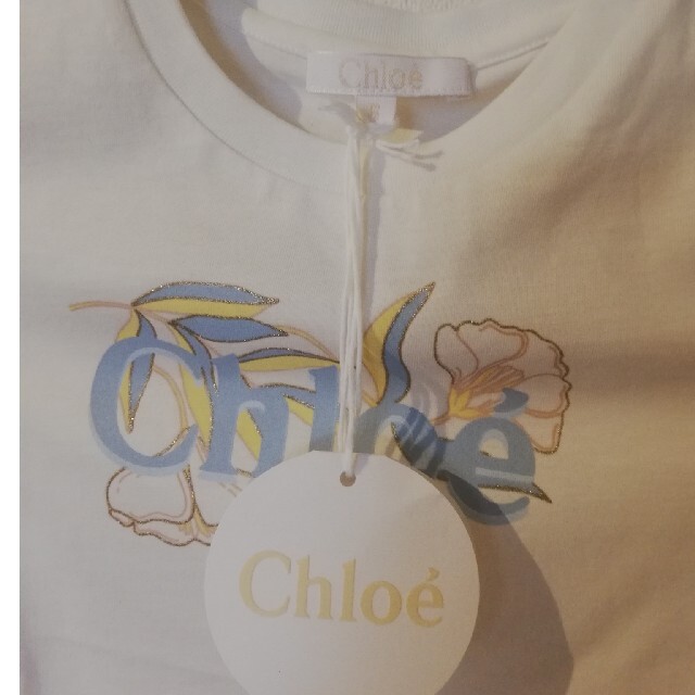 Chloe(クロエ)の【新品】Chloeクロエ　Tシャツ　8A 130cm キッズ/ベビー/マタニティのキッズ服女の子用(90cm~)(Tシャツ/カットソー)の商品写真