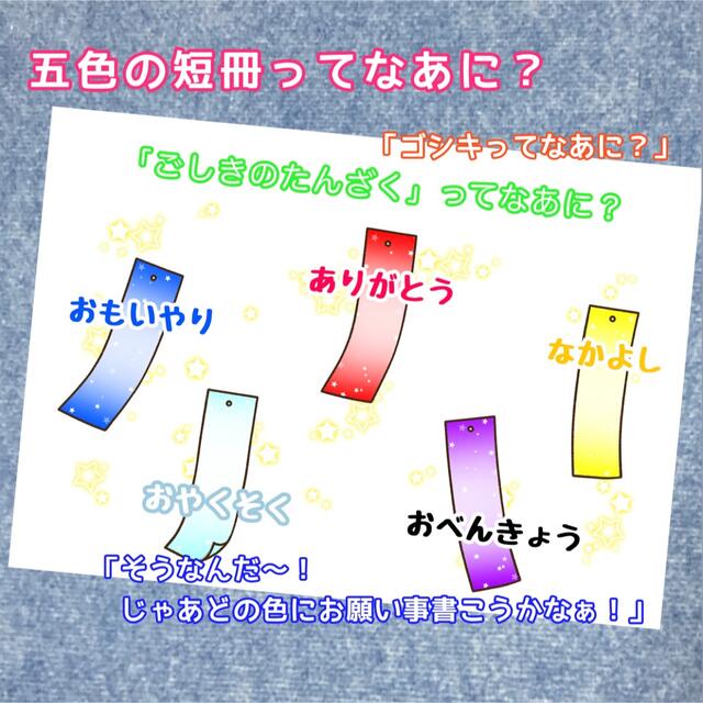 保育【たなばたの豆知識クイズ】ペープサート　紙芝居　誕生会　七夕会　たなばた　夏 ハンドメイドのハンドメイド その他(その他)の商品写真