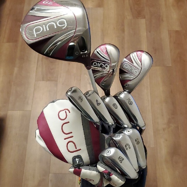 【レディース】PING G Le 2 クラブ10本セット スポーツ/アウトドアのゴルフ(クラブ)の商品写真