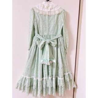 Holy Lacy Dollロングワンピース＋ボンネットセット　ピンク