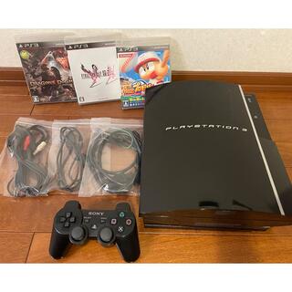 PlayStation3 - プレステ3 PS3 CECHA00 60G 動作確認済 PS2対応 ソフト3本付
