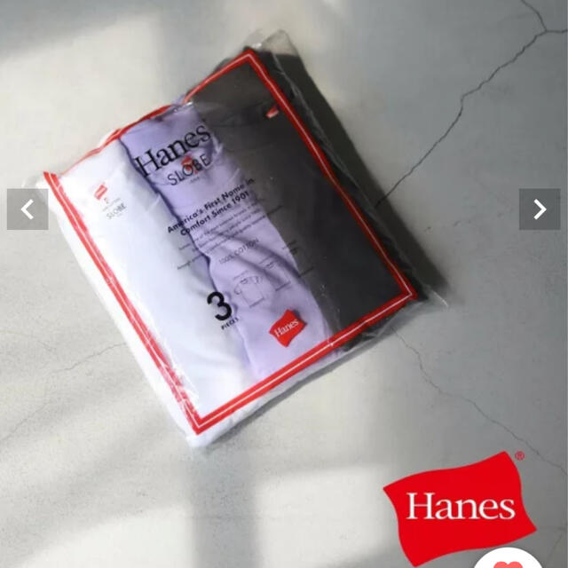 SLOBE IENA(スローブイエナ)の新品【Hanes / ヘインズ】SLOBE別注 3PパックTシャツ レディースのトップス(Tシャツ(半袖/袖なし))の商品写真