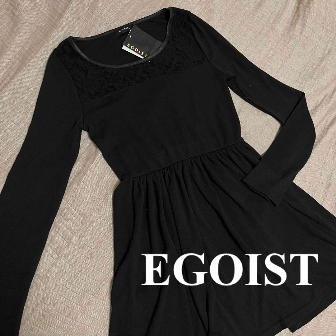 EGOIST(エゴイスト)のEGOIST レースチュニックワンピ レディースのワンピース(ミニワンピース)の商品写真