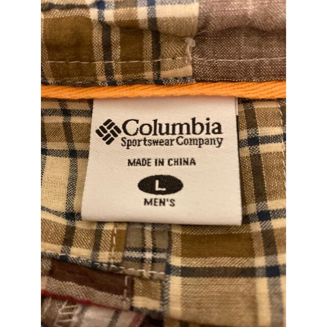 Columbia(コロンビア)のColumbia 半袖 ボタンダウンシャツ マドラス パッチワーク メンズのトップス(シャツ)の商品写真