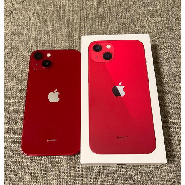 iPhone13 128GB RED レッド simフリー 美品