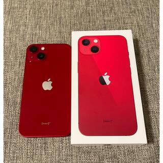 アイフォーン(iPhone)のiPhone13 128GB RED レッド simフリー 美品(スマートフォン本体)