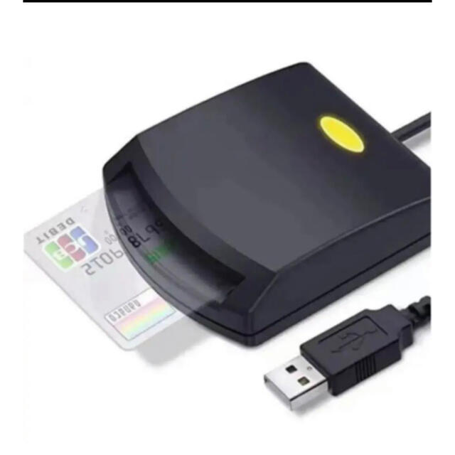 接触型ICカードリーダーライタ スマホ/家電/カメラのPC/タブレット(PC周辺機器)の商品写真