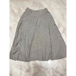 ザラ(ZARA)の新品　スウェットスカート(ひざ丈スカート)