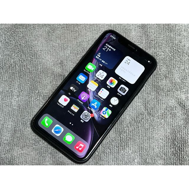 iPhoneXR 64GB ブラック 本体