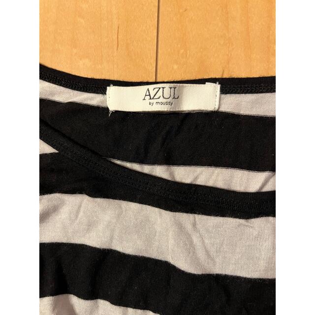 AZUL by moussy(アズールバイマウジー)のmoussy マウジー　トップス レディースのトップス(Tシャツ(長袖/七分))の商品写真