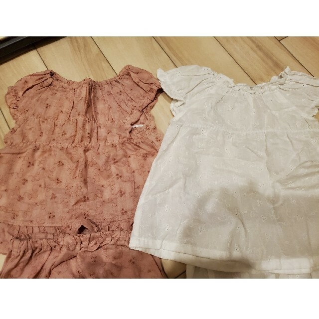 ZARA KIDS(ザラキッズ)のセットアップ　ブラウス　サイズ70 キッズ/ベビー/マタニティのベビー服(~85cm)(ワンピース)の商品写真