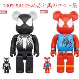 ベアブリック(BE@RBRICK)の2個セット■BE@RBRICK SPIDER-MAN 100％ & 400％(その他)