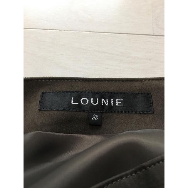 LOUNIE(ルーニィ)のピーチスキンラップスカート レディースのスカート(ひざ丈スカート)の商品写真